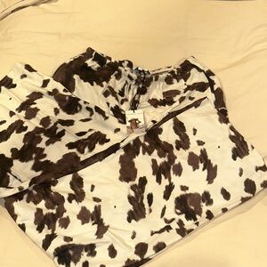 Cow Print loose pants